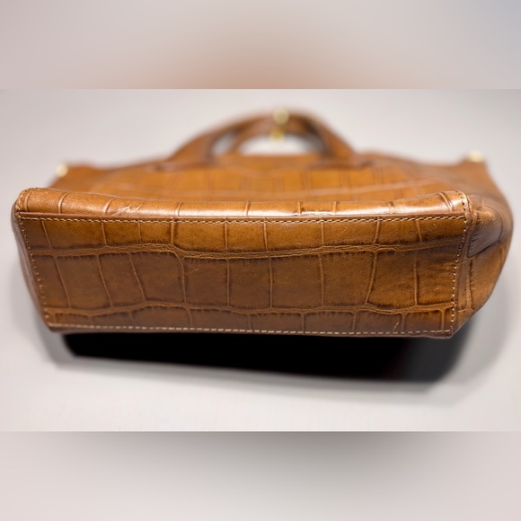 FOLEY & CORRINA Croc-Embossed Handbag - Picture 3 of 6